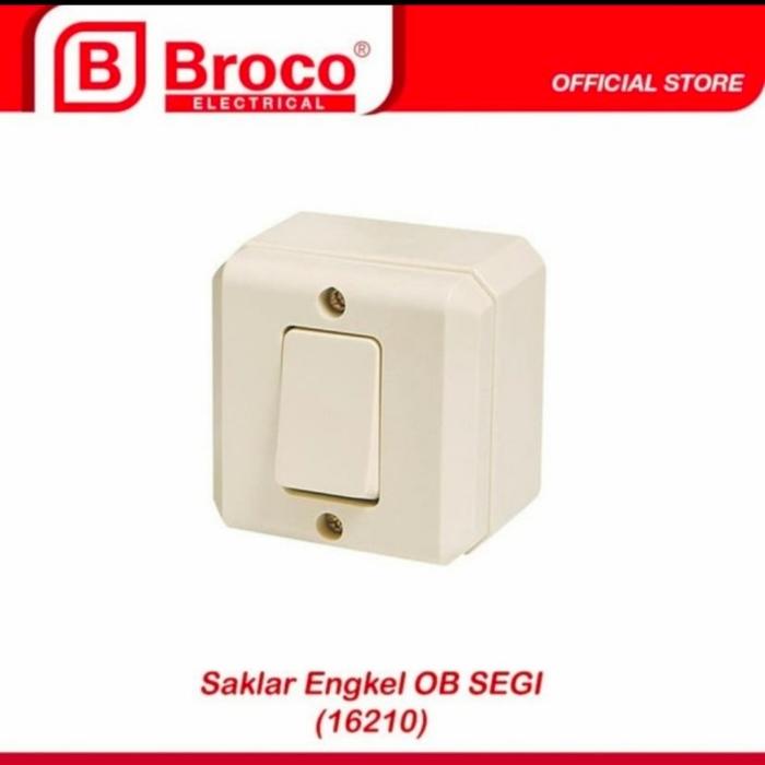 Gambar Saklar Engkel Outbow Segi Cream Broco 16210 dari Voltadigital12 Kota Yogyakarta Tokopedia