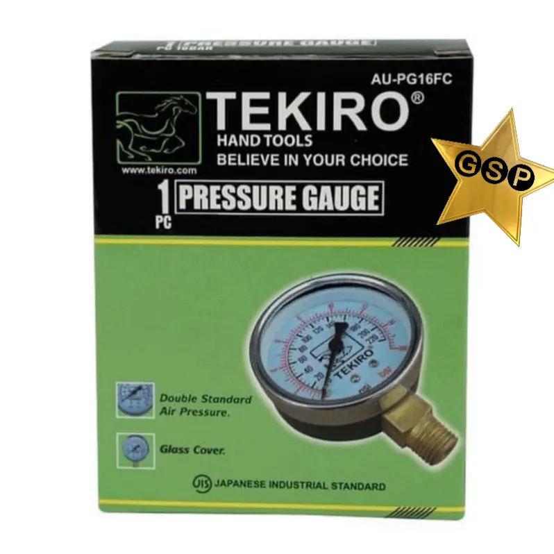 TEKIRO PRESSURE GAUGE MANOMETER TEKANAN ANGIN KOMPRESOR