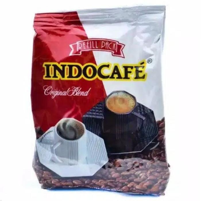 Gambar KOPI HITAM BUBUK INSTAN INDOCAFE 180 GR REFILL ORIGINAL BLEND dari KING JIM SHOP OFFICIAL Kota Bandung Tokopedia