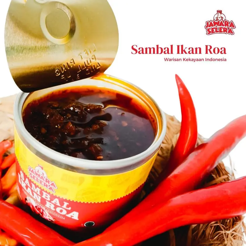SAMBAL JAWARA SELERA - SAMBAL IKAN ROA - CAKALANG  - CUMI - TERI MEDAN - JENGKI BAWANG -TERASI IKAN - JAMBAL 6
