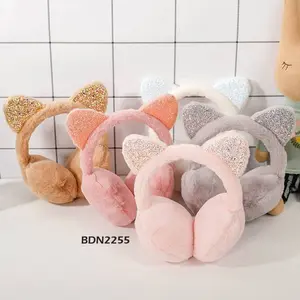 emyli-emf-20 earmuf telinga kucing earmuff anak bayi balita cute