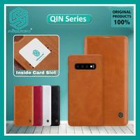 Gambar SAMSUNG GALAXY S10 PLUS NILLKIN QIN ORIGINAL LEATHER FLIP CASE COVER - Hitam dari Case Thebest Kota Administrasi Jakarta Pusat 1 Tokopedia