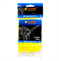 Gambar TORA Kabel Tis Nylon 2.5 x 100 mm - Tali Ikat Warna Kuning 100 Pcs dari Tora Official Shop Kab. Bandung 2 Tokopedia