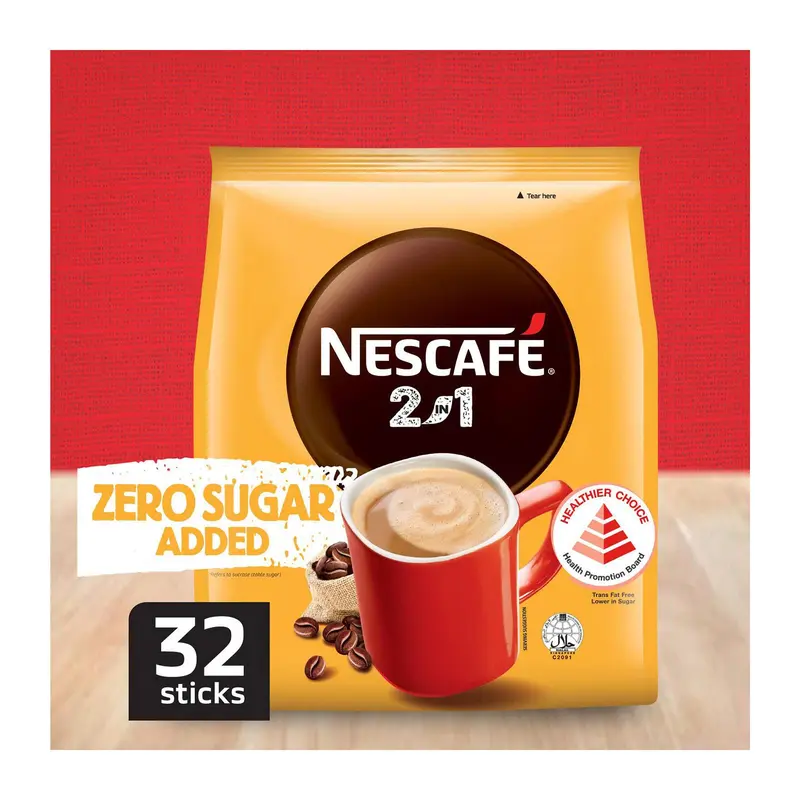 Nescafe 2 in 1 Instant Coffee - Original (Zero Sugar Added) 0