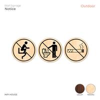 Gambar Sign Sticker Aturan Larangan Toilet 1 Set - INPI HOUSE dari INPI HOUSE Official Kota Bandung 1 Tokopedia