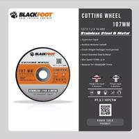 Gambar BLACKFOOT CUTTING WHEEL / BATU GERINDA POTONG 4" × 1.2 × 16MM dari Nusatara Perkasa Abadi Kota Samarinda 3 Tokopedia