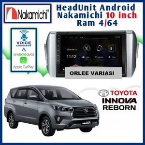 Head Unit Android Nakamichi 10 Inch OEM Innova Reborn Ram 4/64 GB