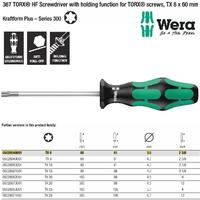 Gambar Obeng Bintang TX 8 x 60 mm Wera 05028048001 HF Screwdrivers Torx dari warungtools Kota Administrasi Jakarta Utara 2 Tokopedia