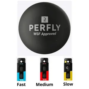 SEPASANG BOLA SQUASH - BOLA OLAHRAGA TENIS INDOOR - SQUASH BALL TWIN PACK PERFLY