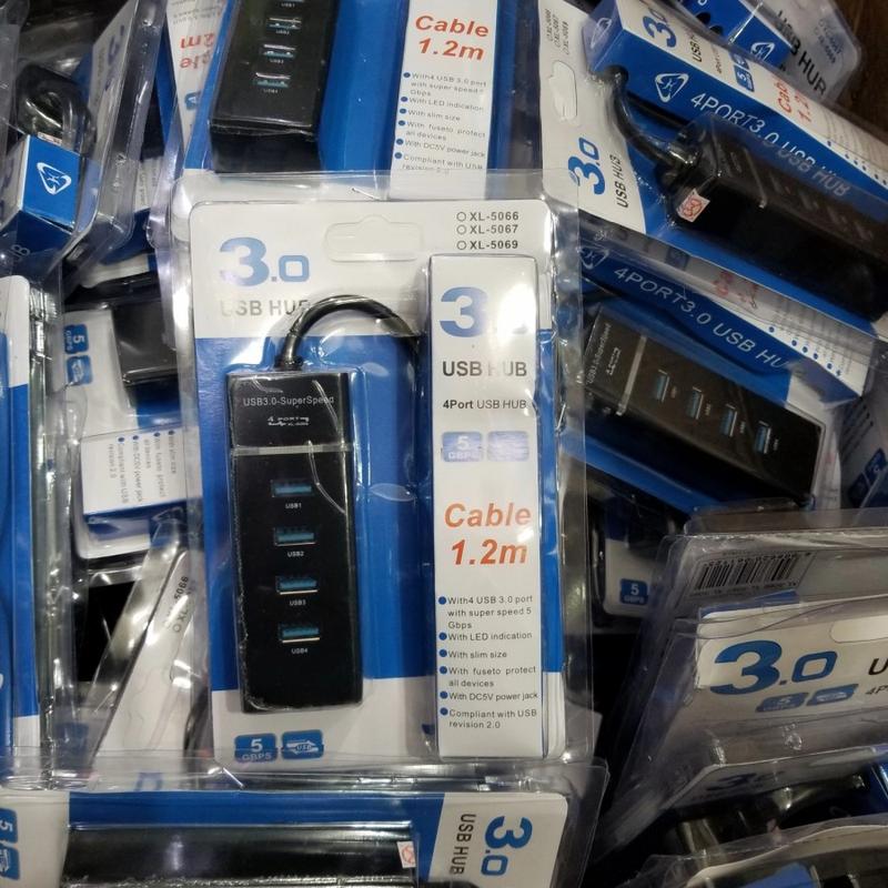 Usb hub 4 port usb 3.0 1,2 meter paking biru - Shop | Tokopedia