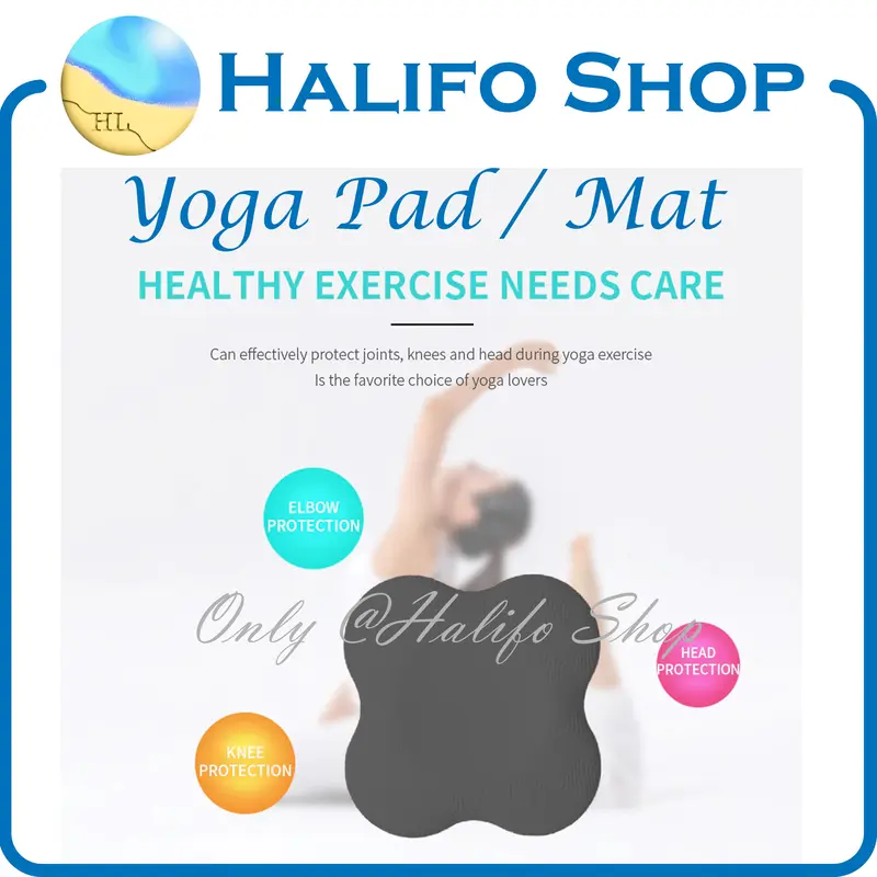 Yoga Knee Pad Tebal Fitness Hand Mat Pad Tatakan Tangan Kaki Gym 4