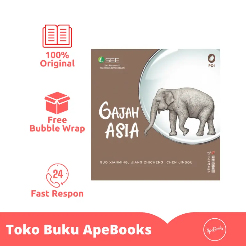 Buku Gajah Asia, Seri Konservasi Keanekaragaman Hayati (ORI/Asli) 0