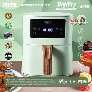 DigiFry Mito Air Fryer AF1 4L - Putih & Hijau / Tosca