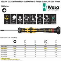 Gambar Obeng Plus Micro ESD PH 00 x 40 mm Wera 05030118001 Phillips screws dari warungtools Kota Administrasi Jakarta Utara 2 Tokopedia