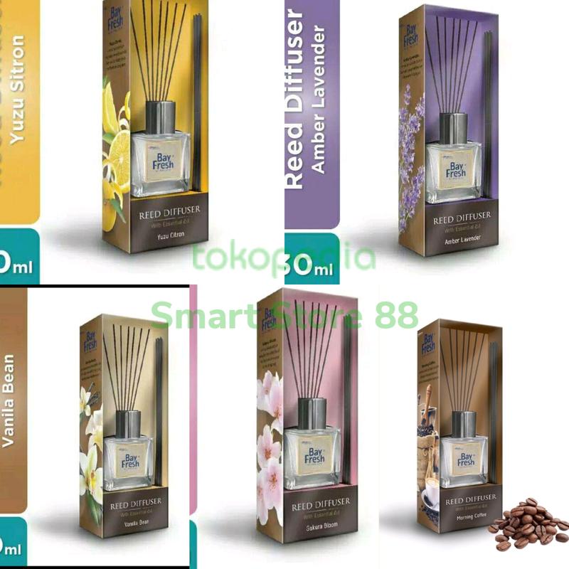 Fab Fresh Reed Diffuser BAY FRESH REED DIFFUSER AIR FRESHENER AROMA THERAPHY PENGHARUM - Shop ...