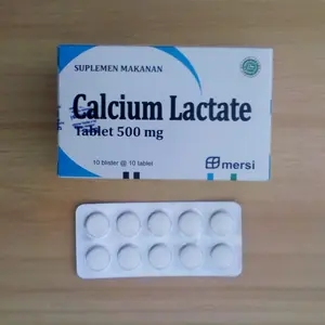 Suplemen Calsium Lactate 500 mg 10 tablet
