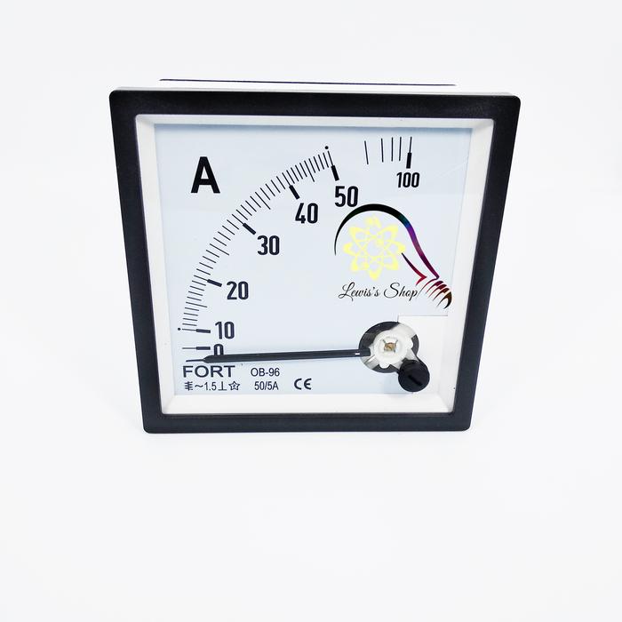 Antikes Amperemeter 5A AC u DC SIEMENS u. HALSKE dreißiger Jahre