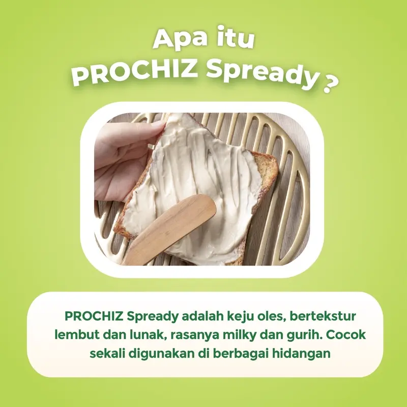Keju PROCHIZ SPREADY 160gr - Spread Cheese 3