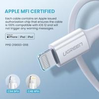 Gambar UGREEN Kabel Charger USB C Lightning iPhone 12 13 Pro Max MFI PD 20W - BLACK - 1M dari DERUMA TECHNOLOGY OFFICIAL Kota Administrasi Jakarta Barat 3 Tokopedia