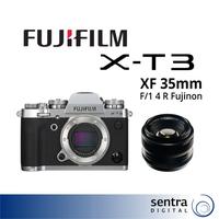 Gambar New Fujifilm X-T3 Body Only Silver + XF 35mm F/1.4 R dari Sentra Digital Kota Surabaya 1 Tokopedia