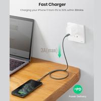 Gambar UGREEN Kabel Charger USB C Lightning iPhone 12 13 Pro Max MFI PD 20W - BLACK - 1M dari DERUMA TECHNOLOGY OFFICIAL Kota Administrasi Jakarta Barat 4 Tokopedia