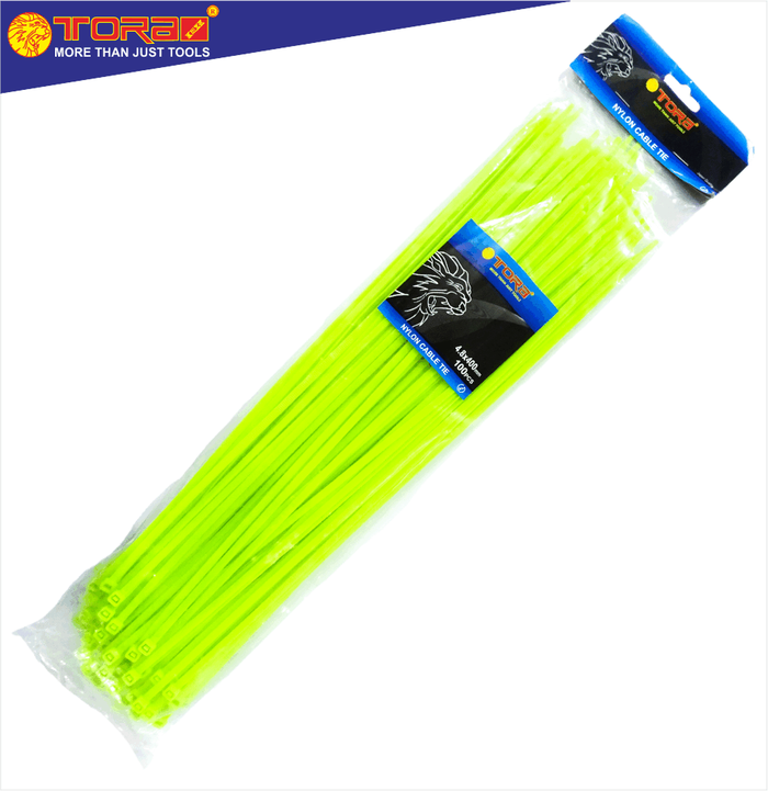 Gambar TORA Kabel Tis Nylon 4.8 x 400 mm - Tali Ikat Warna Hijau 100 Pcs dari Tora Official Shop Kab. Bandung Tokopedia