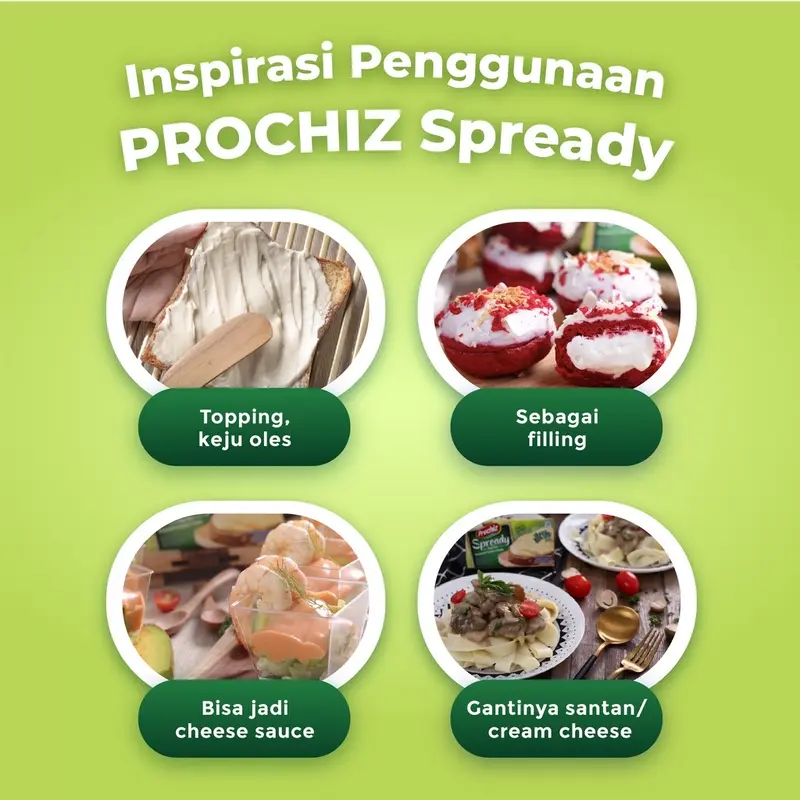 Keju PROCHIZ SPREADY 160gr - Spread Cheese 2