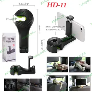 Car headrest Holder Hp Hook Hanger Gantungan Mobil Serbaguna
