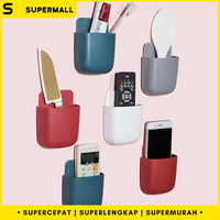 Gambar SUPERMALL Wall Mounted Holder Tempel Dinding / Gantungan Remote HP ATK - Merah Muda dari Supermall Nusantara Kota Administrasi Jakarta Barat 2 Tokopedia