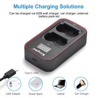Gambar KingMa Charger Baterai 2 Slot for Fujifilm X-T4 NP-W235 dari Instaxshop Kota Bandung 4 Tokopedia