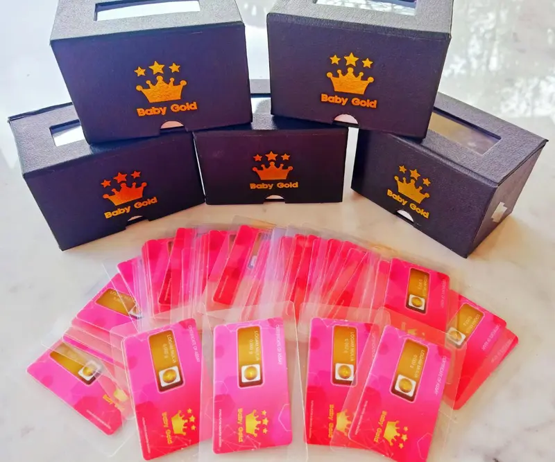 Logam Mulia BABY GOLD Emas Mini 0.002 gram 2