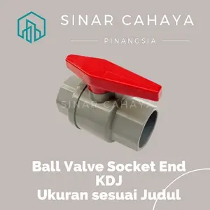 Ball Valve / Stop Kran KDJ 2" Material PVC