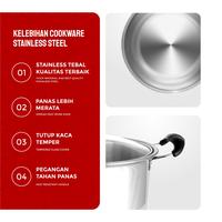 Gambar Rantang Tunggal Muliya Diameter 16cm dari Muliya Cookware Kota Surabaya 2 Tokopedia