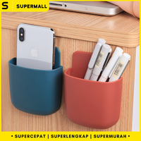Gambar SUPERMALL Wall Mounted Holder Tempel Dinding / Gantungan Remote HP ATK - Merah Muda dari Supermall Nusantara Kota Administrasi Jakarta Barat 1 Tokopedia