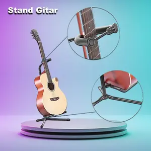 Stand Penyangga Dudukan Tempat Gitar Guitar Bass Akustik Elektrik