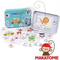 Gambar Letter Magnetic Tin Box Mainan Edukasi magnet spelling words toddler dari Makatome Shop Kota Tangerang Selatan 1 Tokopedia