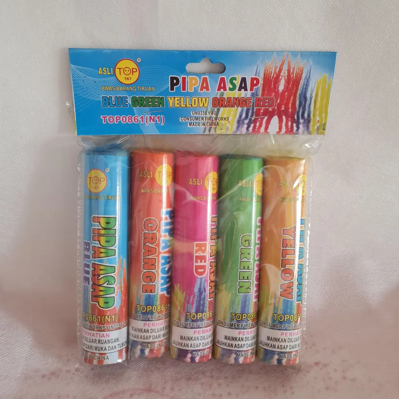 Smoke Bomb / Bom Asap / Pipa Asap Warna Warni