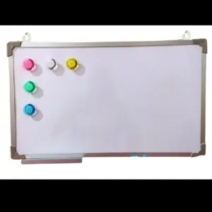 whiteboard gantung / hanging magnetic 60 x 80 cm