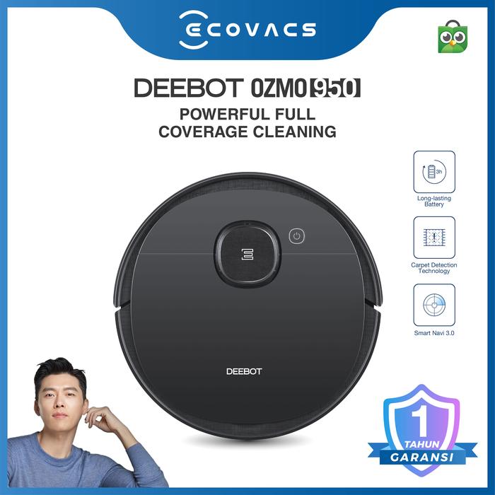 Gambar Ecovacs DEEBOT OZMO 950 Robot Vacuum Cleaner Vacum dari Ecovacs Indonesia Kota Tangerang Tokopedia
