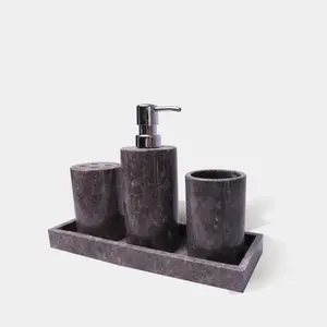 Set Perlengkapan Kamar mandi Hitam