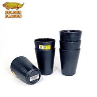 Gambar Golden Dragon Melamine Black Gelas Ulir Datar 3"-260 ml - Set 6 Pcs (B2303) dari Bursa Dapur Mall Kota Administrasi Jakarta Barat 3 Tokopedia