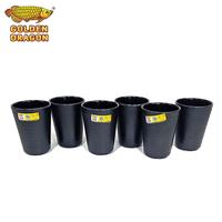 Gambar Golden Dragon Melamine Black Gelas Ulir Datar 3"-260 ml - Set 6 Pcs (B2303) dari Bursa Dapur Mall Kota Administrasi Jakarta Barat 1 Tokopedia