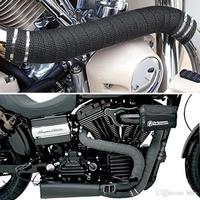 Gambar Exhaust Wrap Ori / Lakban Peredam Anti Panas Knalpot Motor Hitam Asli dari Ibra84shop Kab. Tangerang 2 Tokopedia
