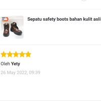 Gambar Sepatu safety boots bahan kulit asli dari Safety Boots Pria Kota Surabaya 4 Tokopedia