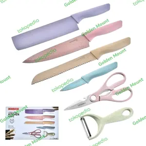 Pisau Jerami Set 6 in 1 / Kitchen Knife Set