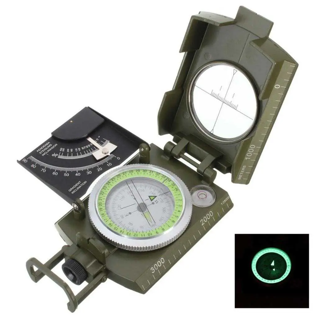 Kompas Bidik Akurat Militer Tactical Hiking Outdoor Survival Kit Camping