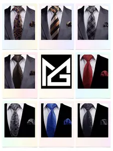 LEBAR 8 CM SET DASI PANGJANG + DAN HANDKERCHIEF BAHAN SUTRA PREMIUM