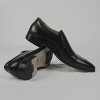 Gambar SEPATU SLIP-ON KULIT PRIA BARKER - BLACK (BARANG REJECT FELIX VERGUSO) - Black, 39 dari Foximas Footwear Kota Bandung 3 Tokopedia