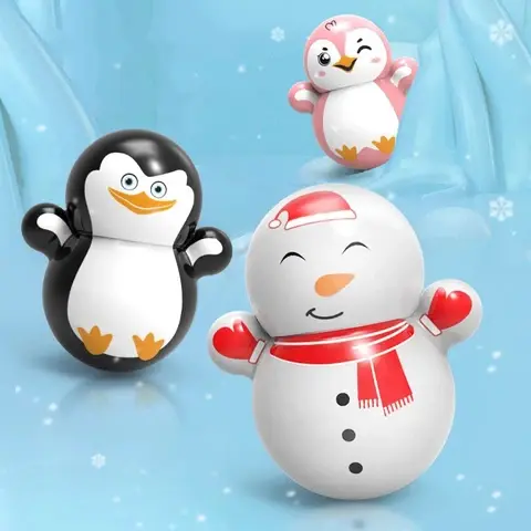Roly Poly Mini mainan tumbler anak mainan squid game mainan roly poly Man Toy 3