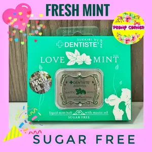 Dentiste Sukkiri Love Mint Permen Penghilang Bau Mulut Segar
